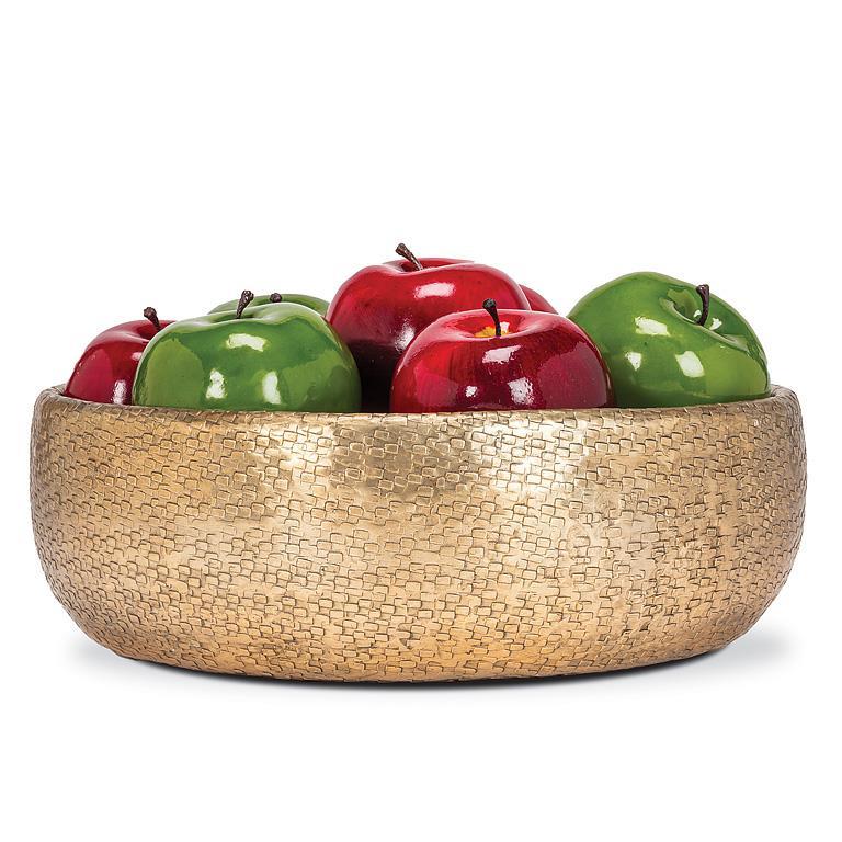Large Low Hammered Bowl