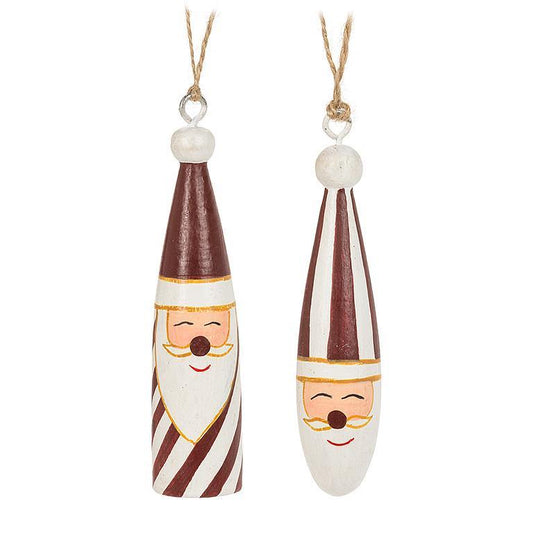Santa Dowel Ornament