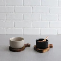Tapas Living Acacia Ceramic Serving Set