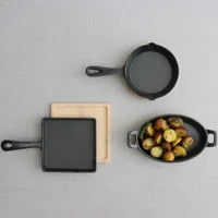Tapas Living Cast Iron Pan With Tray Oblong