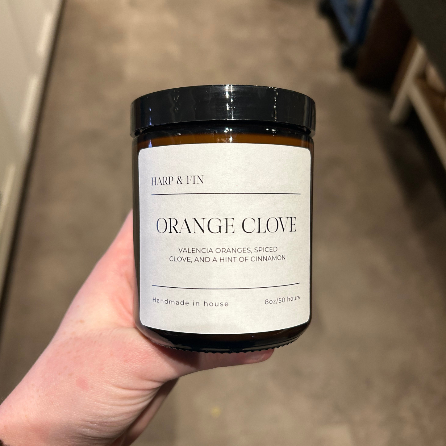 Harp & Fin Amber Jar Candles