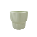 4" Ceramic Ribbed Pot - Assorted Colours