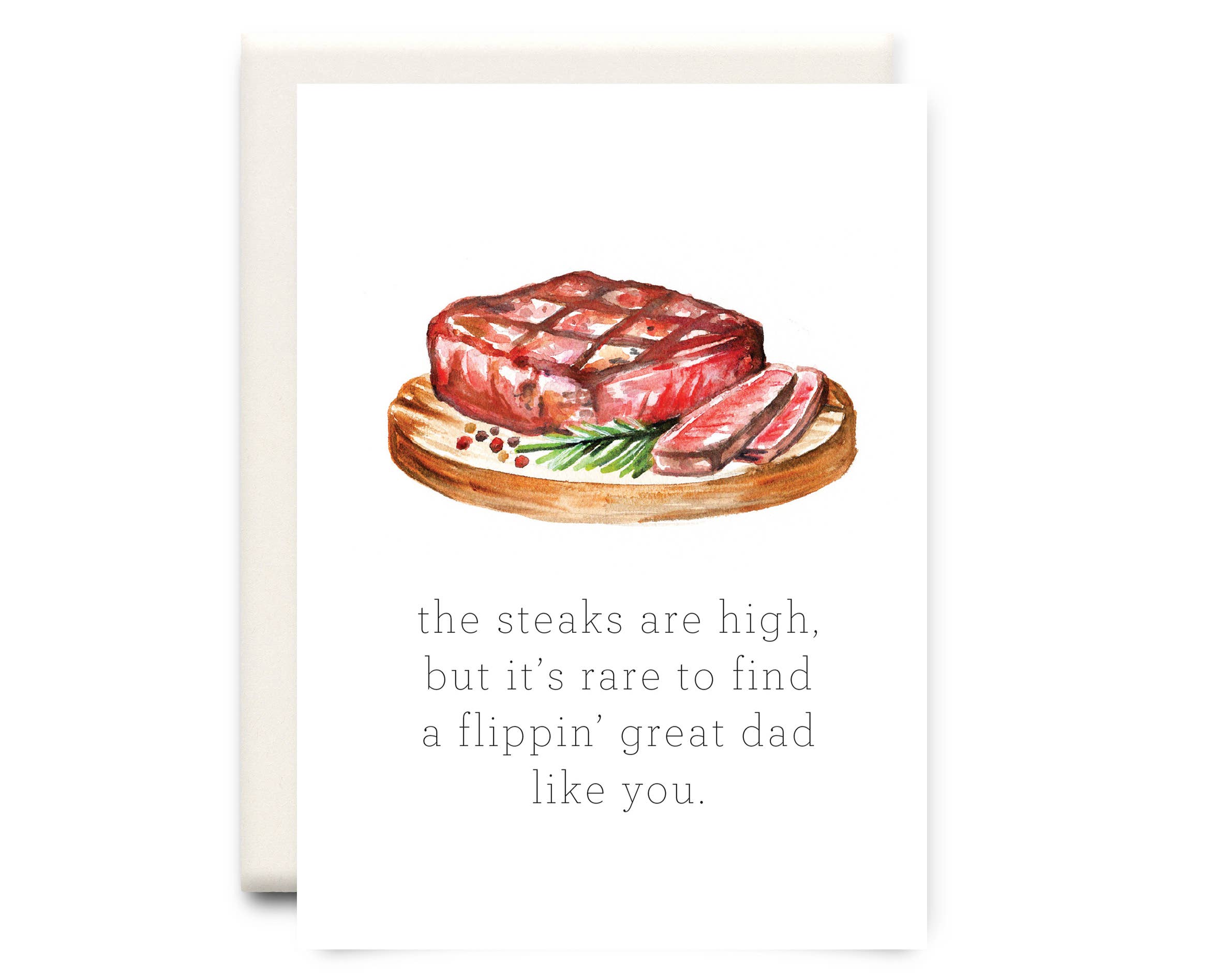 Steaks are High | Father's Day Greeting Card
