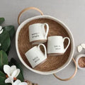 Winter Phrase Speckled Mug