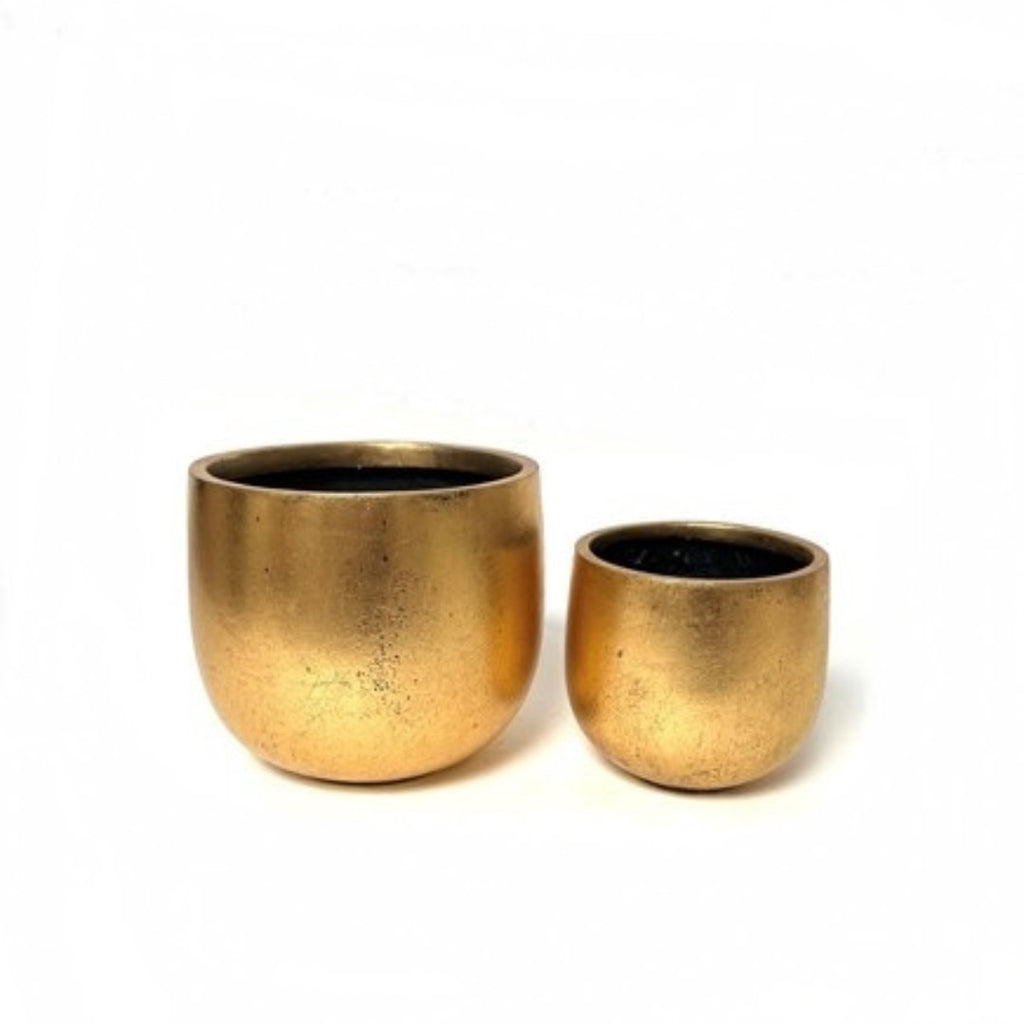 Gold Cylinder pot