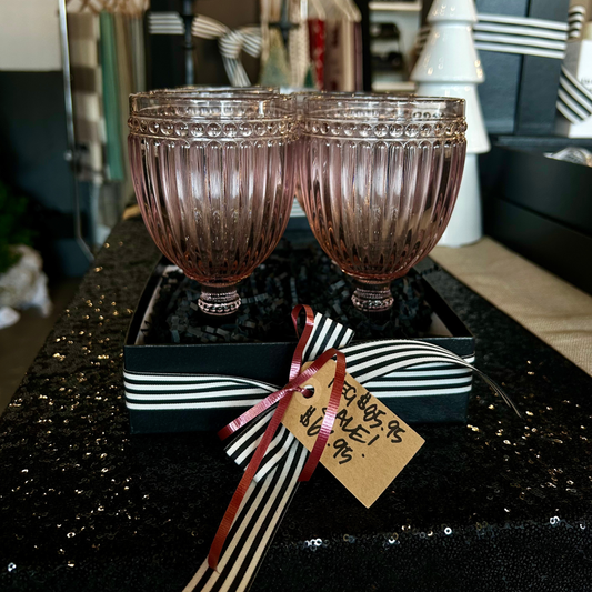 Pink Dot Wineglass Bundle