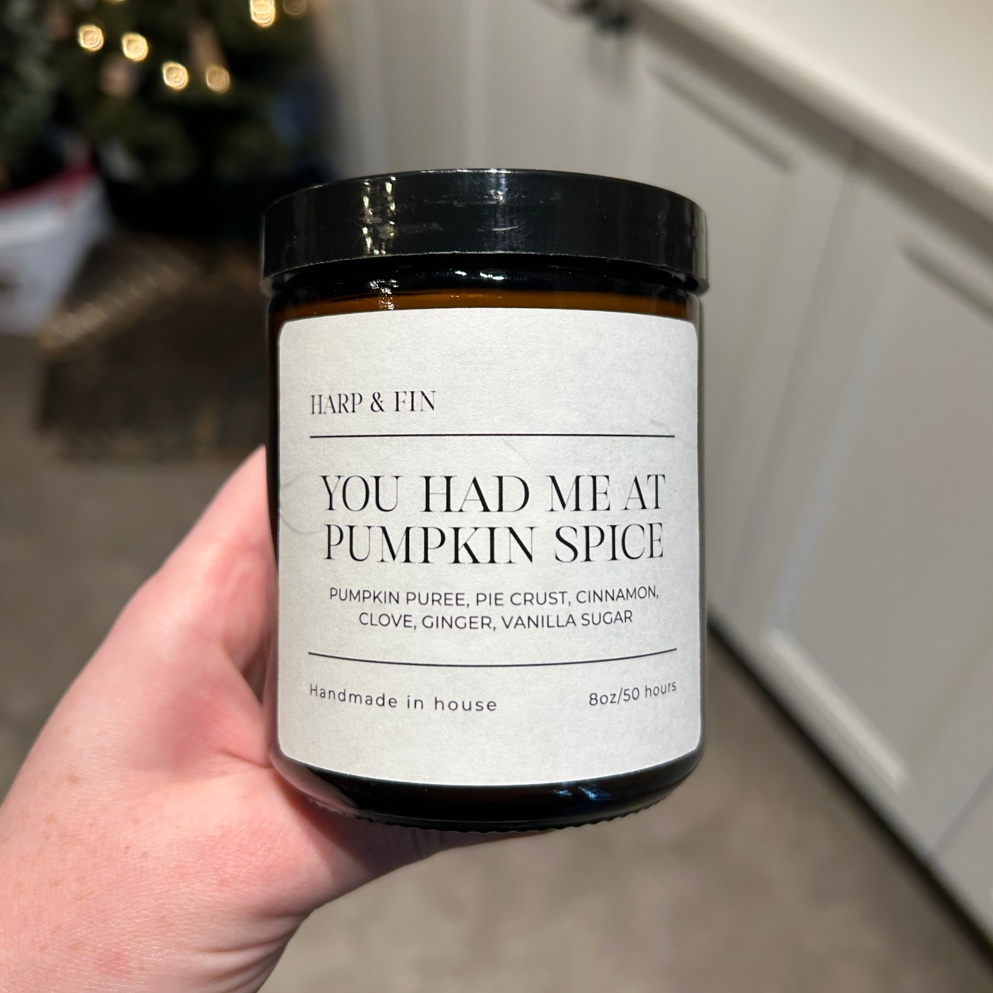 Harp & Fin Amber Jar Candles - Holiday Collection