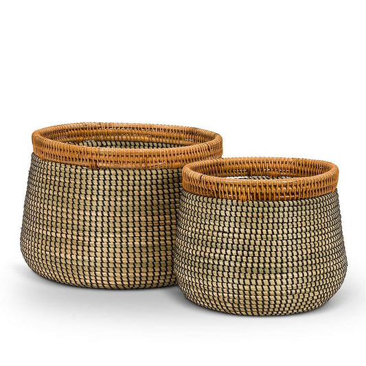 Woven Basket Planter