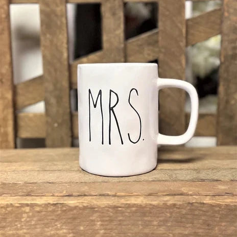 Ceramic "Mr and Mrs" Mug