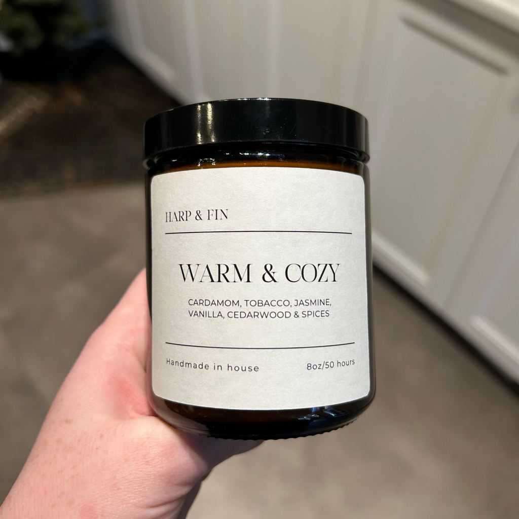 Harp & Fin Amber Jar Candles - Holiday Collection