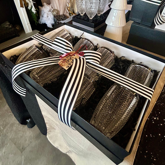 Herringbone Glassware Bundle