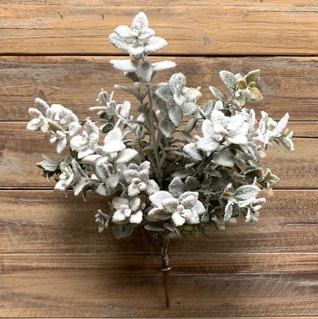 Snowy Green Faux Aglala Bush