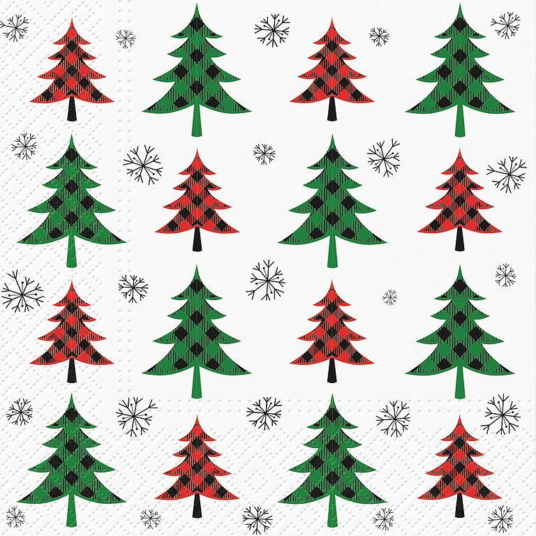 Winter Themed Dinner Napkins