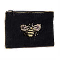 Black Bee Zipper Pouch