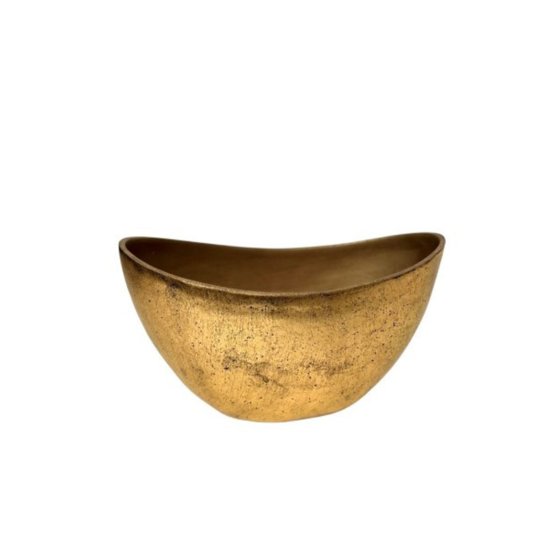Oval Gold Pot