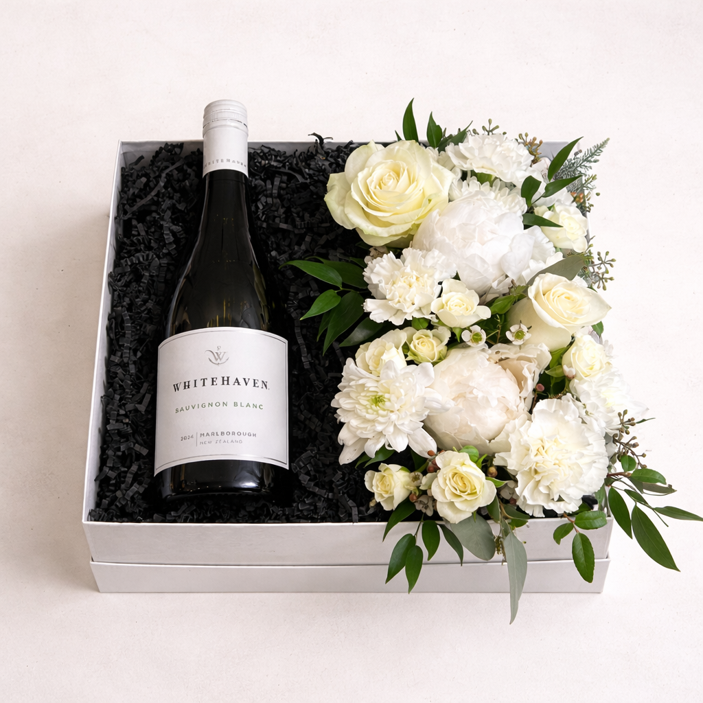 Half Floral Gift Box