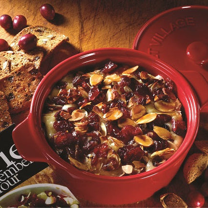 Cranberry & Almond Brie Topping