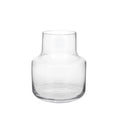 Short Bottle Neck Glass Vase