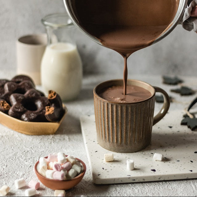 No Sugar Added Double Truffle Hot Chocolate