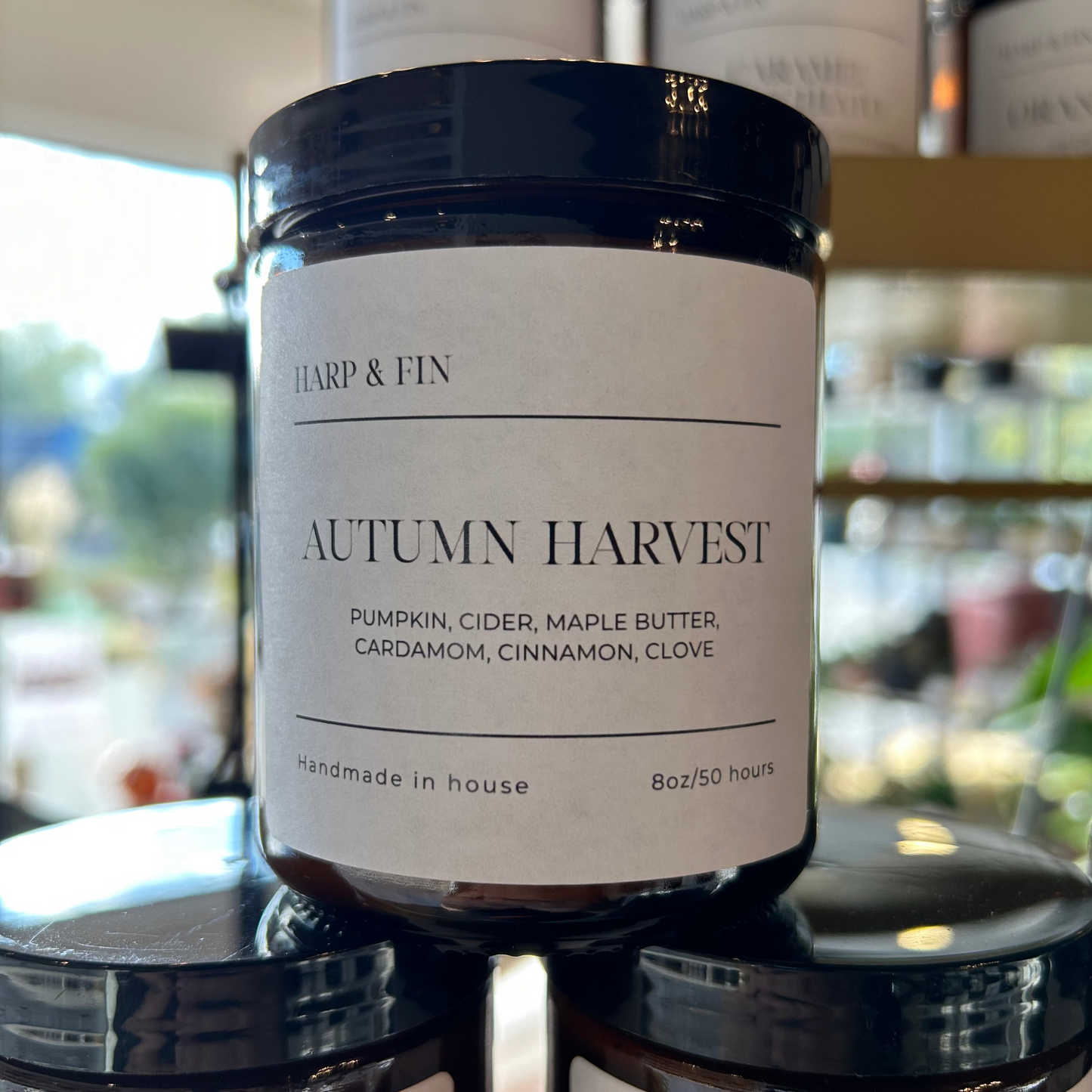 Harp & Fin Amber Jar Candles