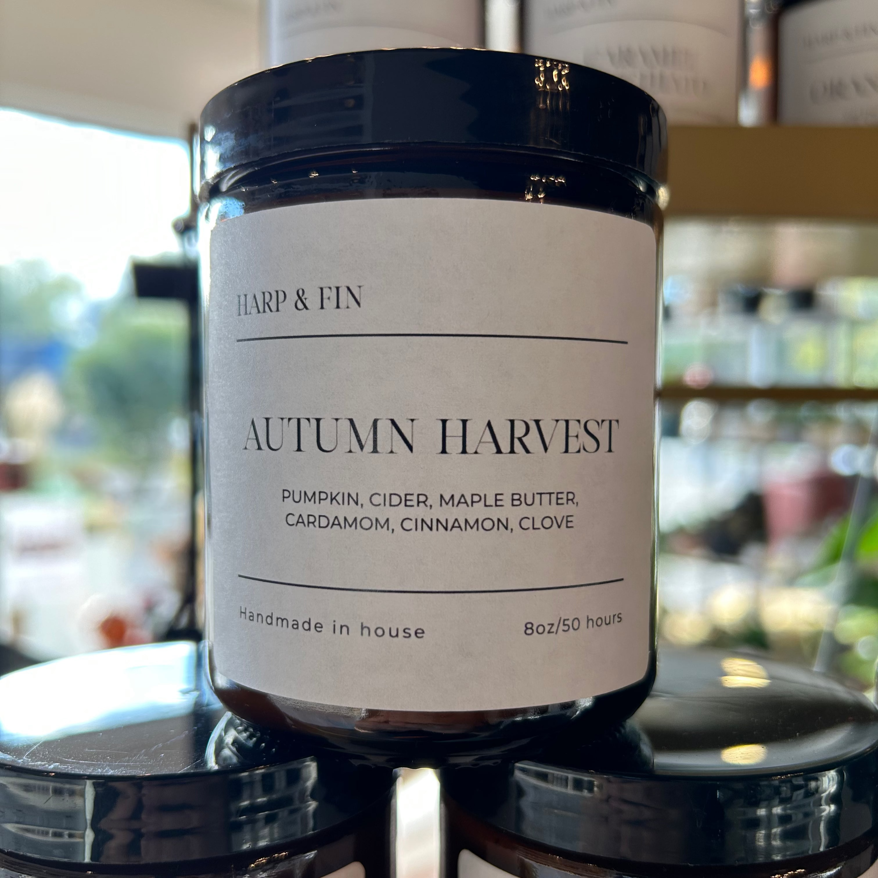 Harp & Fin Amber Jar Candles - Holiday Collection