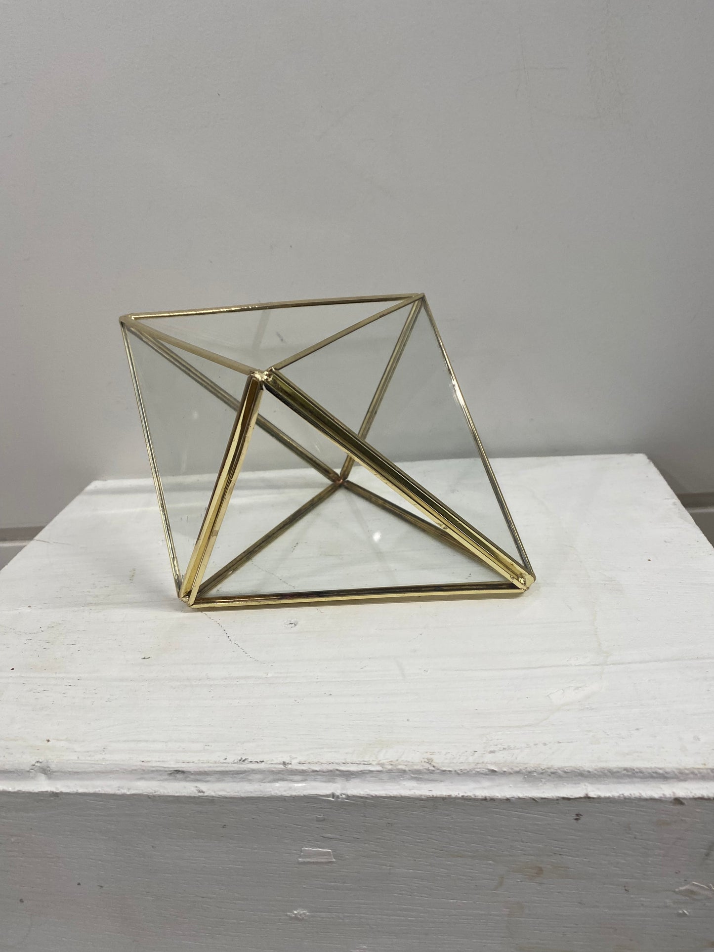 Glass Geometric Terarrium