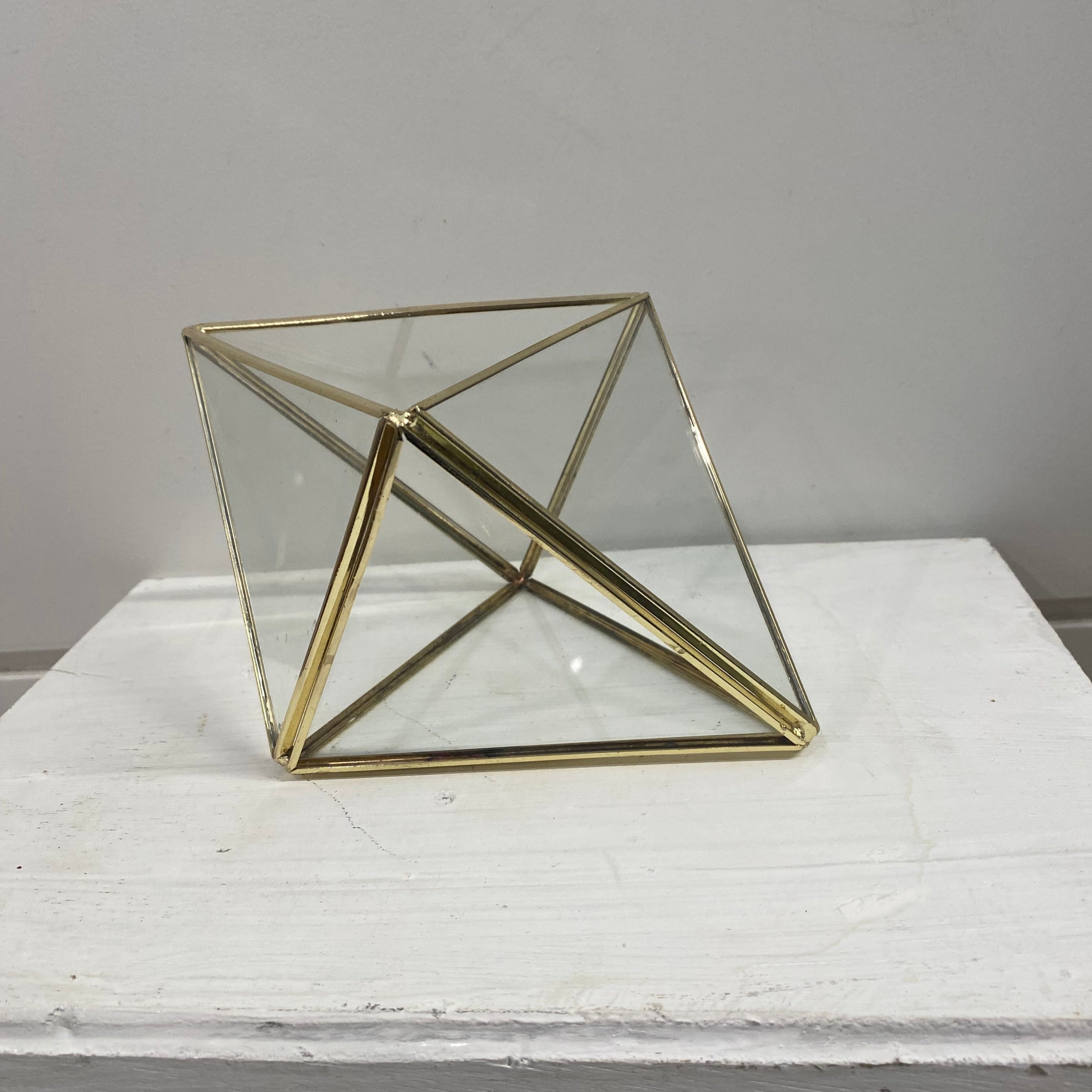 Glass Geometric Terarrium