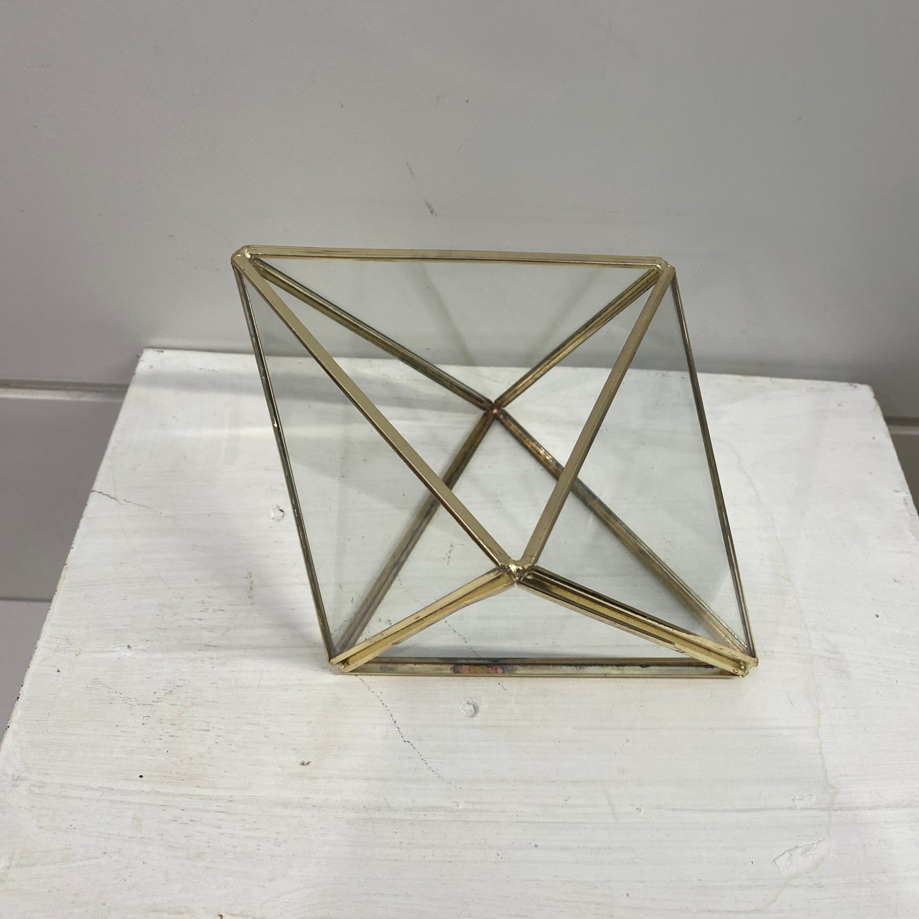 Glass Geometric Terarrium
