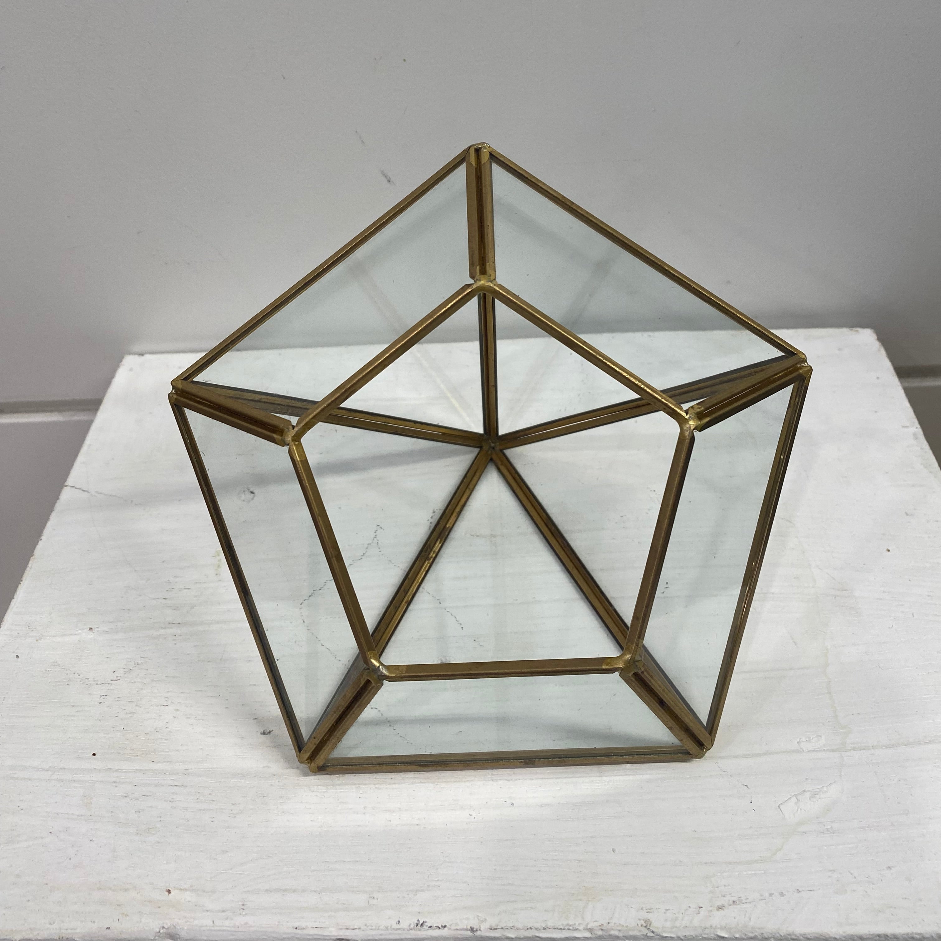 Glass Geometric Terarrium