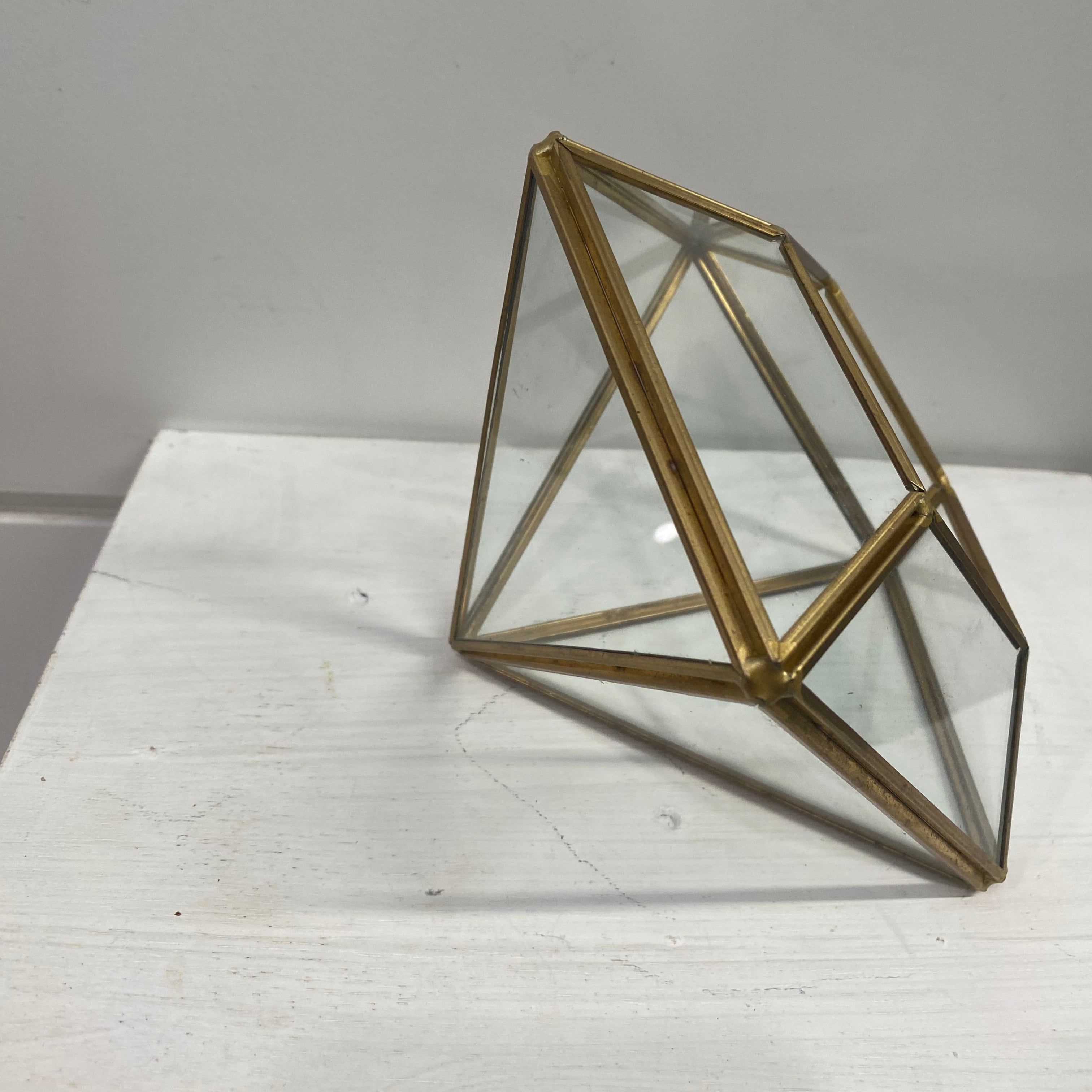 Glass Geometric Terarrium