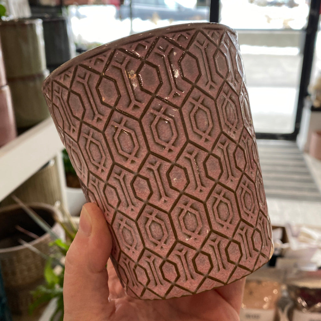 Rosa Pink Textured Pot