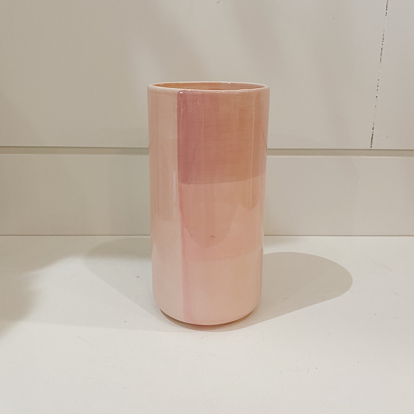 Modern Pink Ceramic Vase