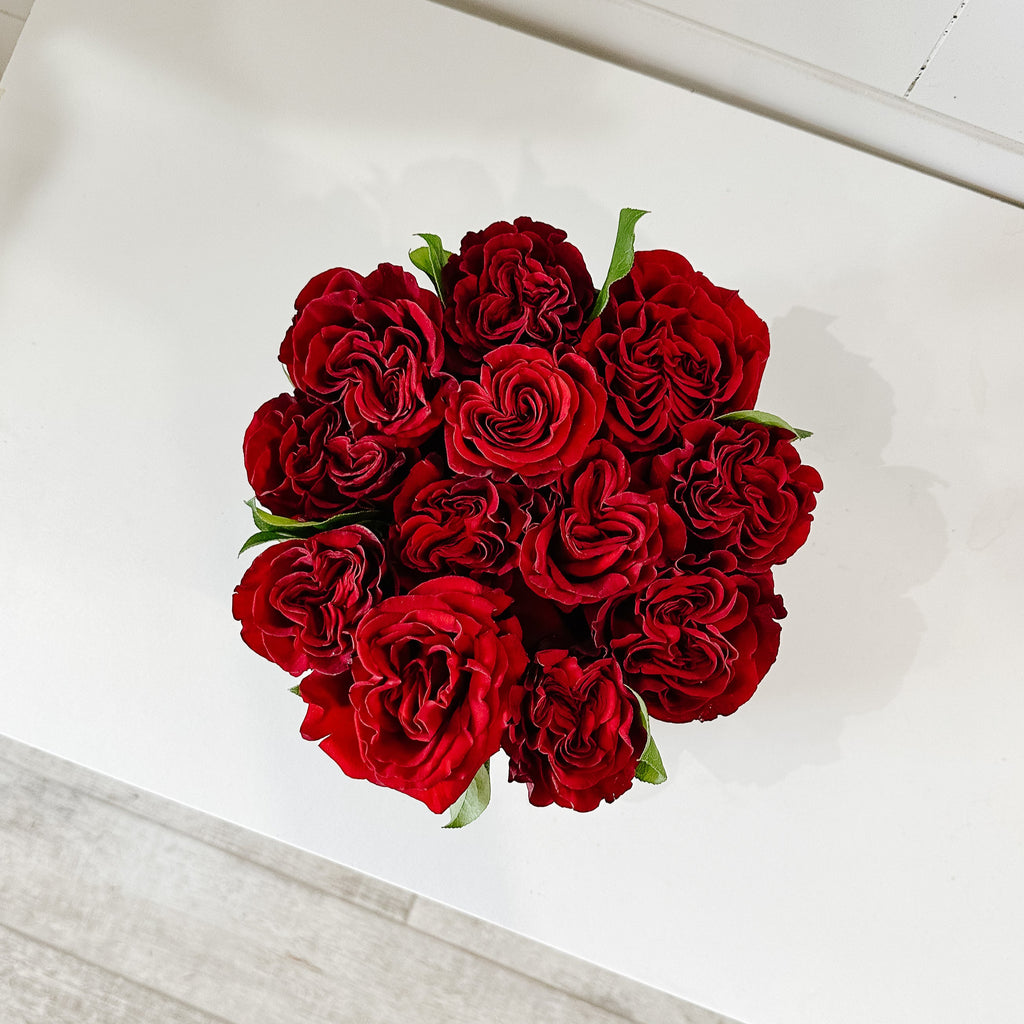 A DOZEN RED ROSES Floral Box