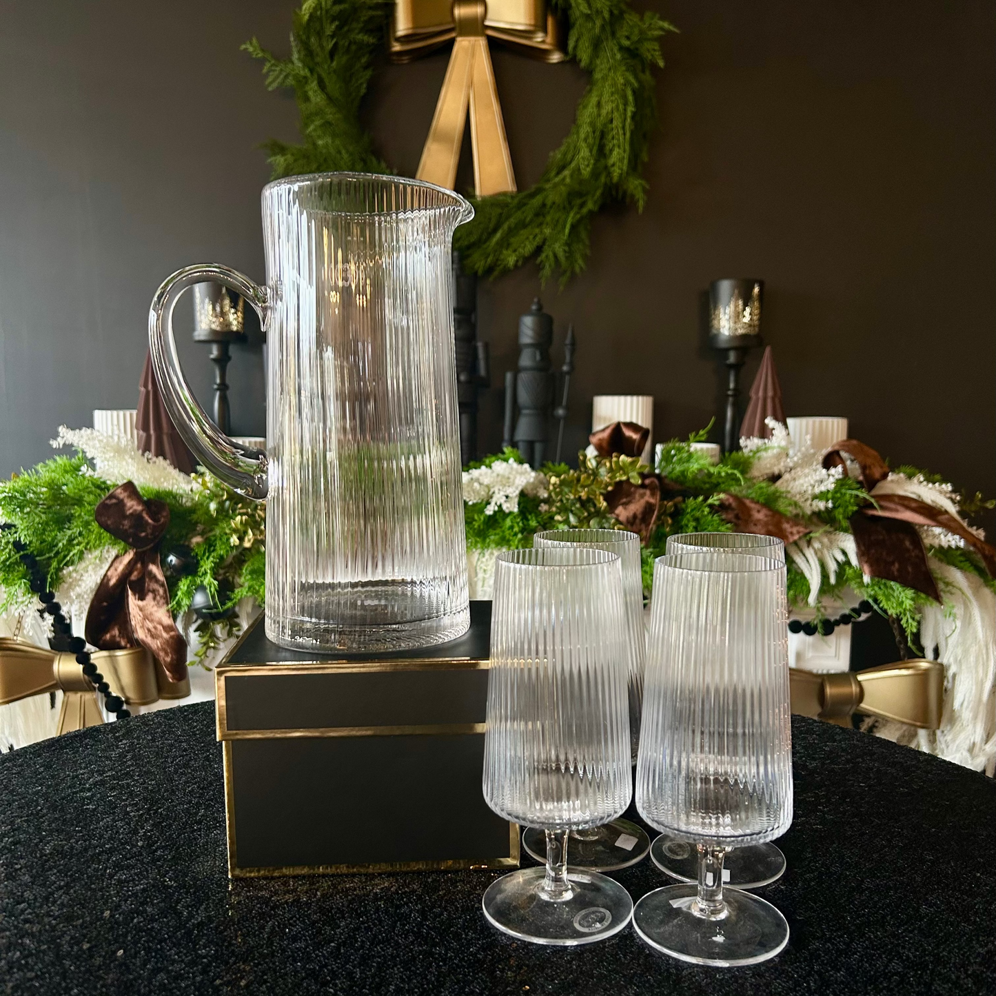 Lined Optic Wineglass Bundle