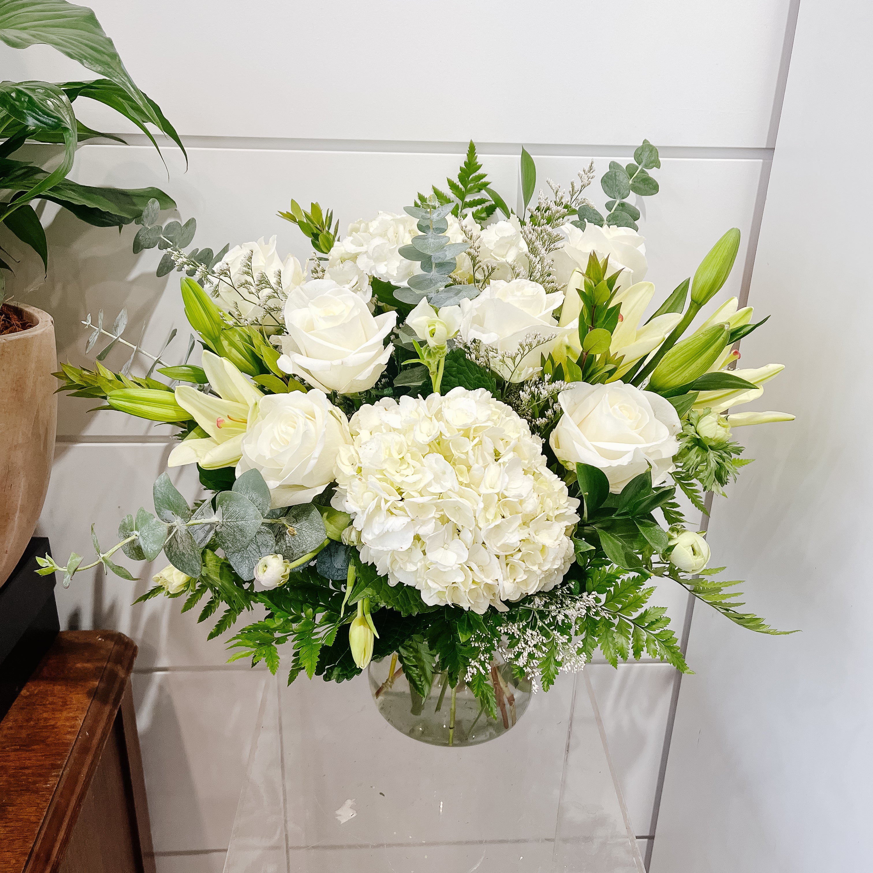 THE PATRICIA All White Arrangement