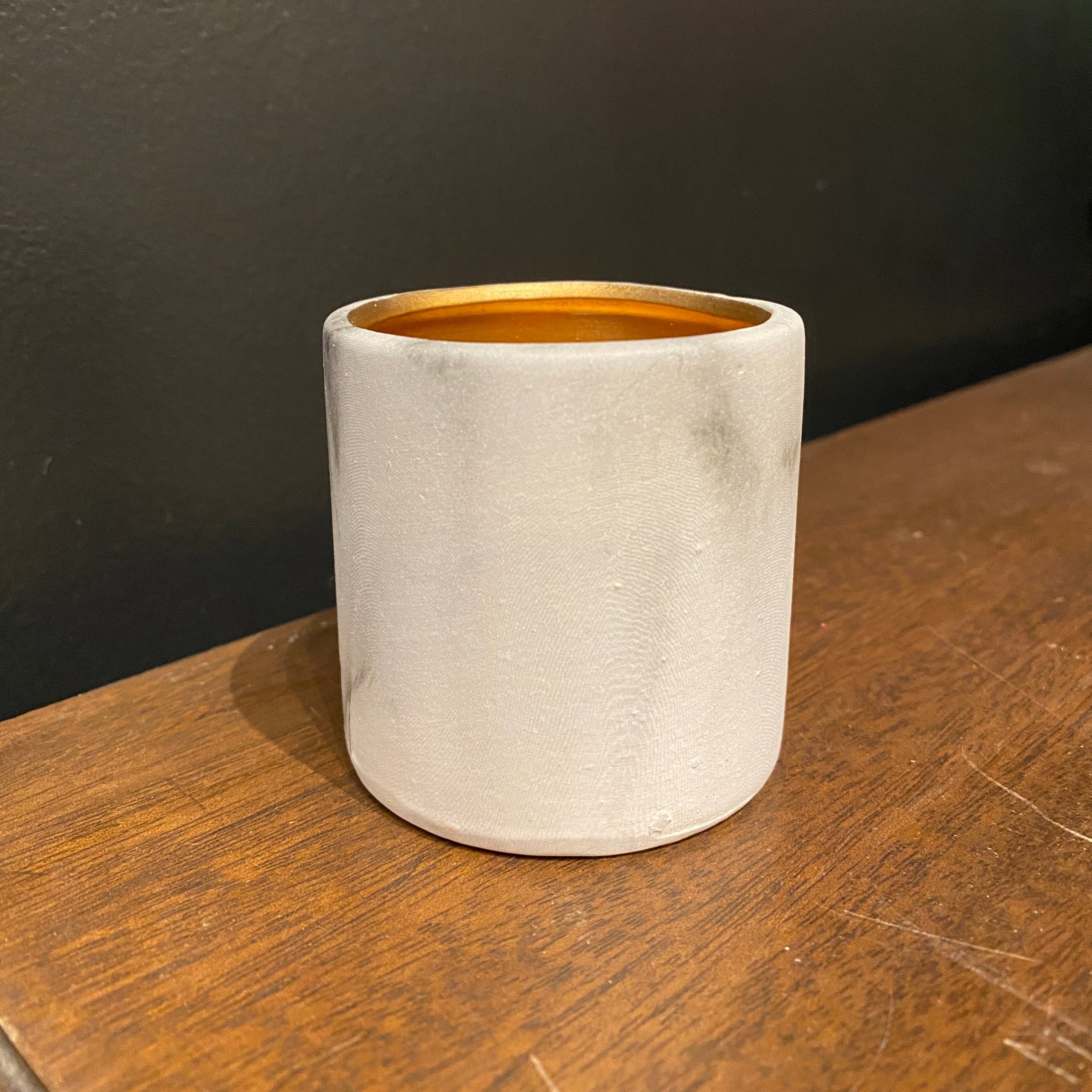Marble Cement Votive Candle Holder