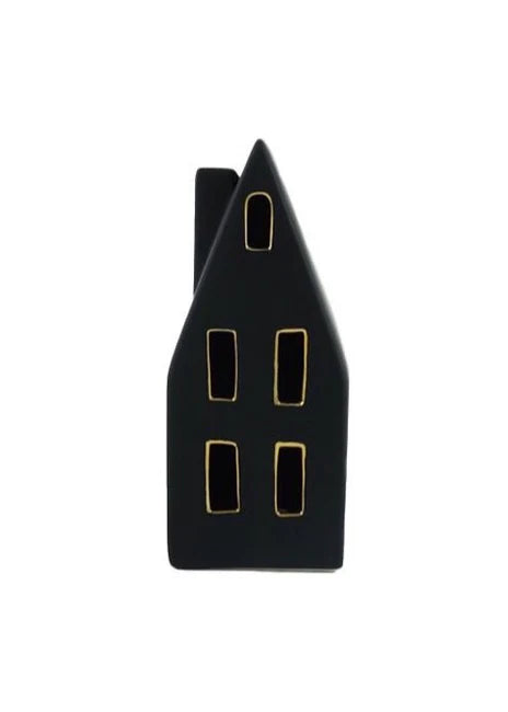 Black Ceramic LED House