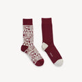 More Wine Pima Cotton Socks 2-Pack