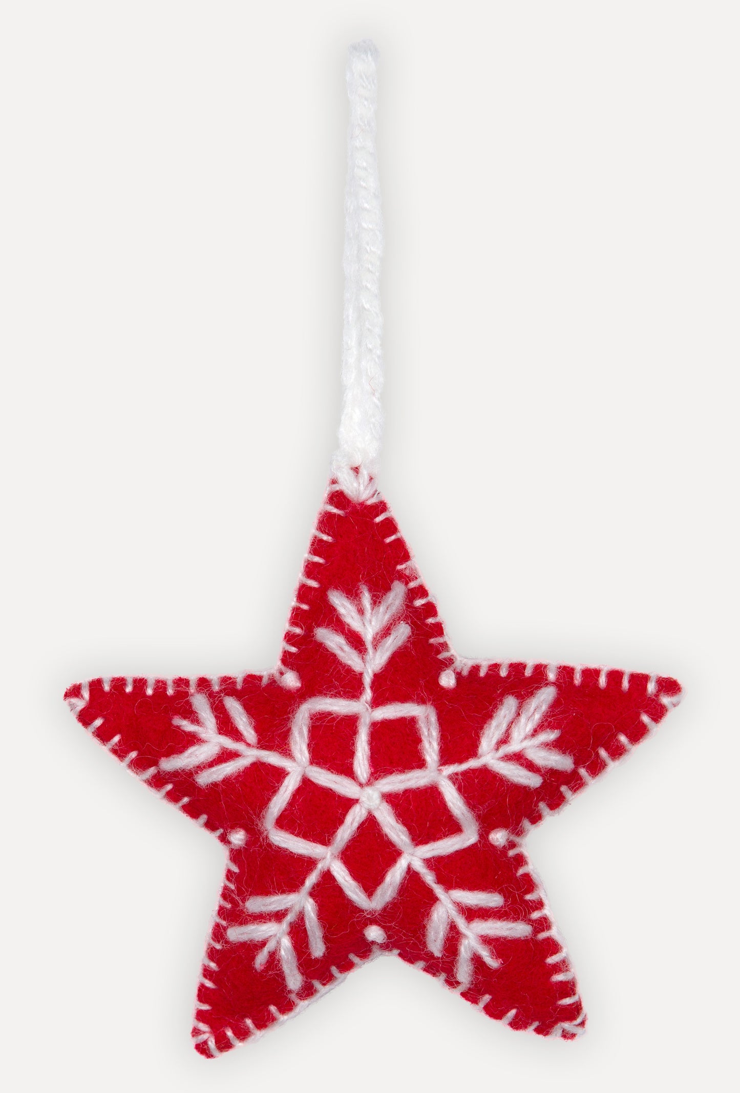 Felt Hand-Embroidered Assorted Ornaments