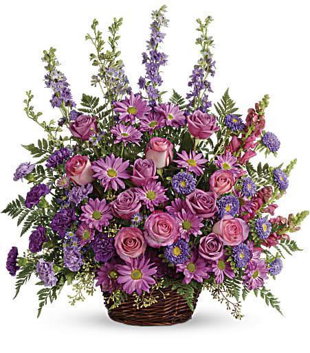 Gracious Lavender Arrangement: T235-1B