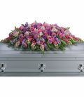 Lavender Tribute Casket Spray: T235-2A