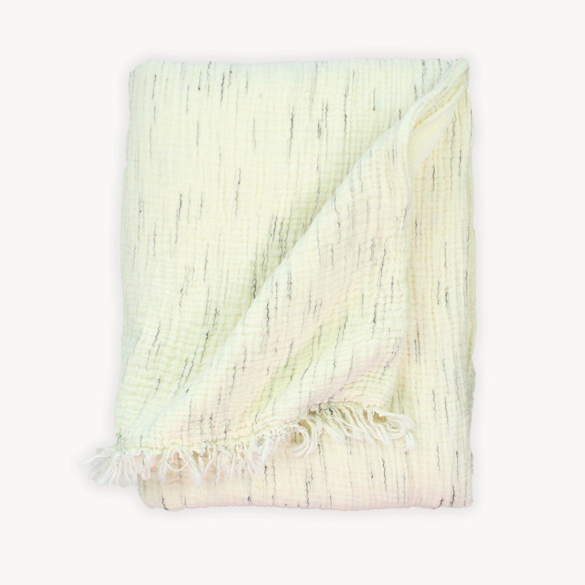 Sketched Crinkle Fleece Lined Throw