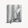 Crinkle Fleece-Lined Throw