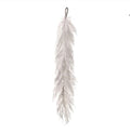 48" White Snowy Cedar Garland
