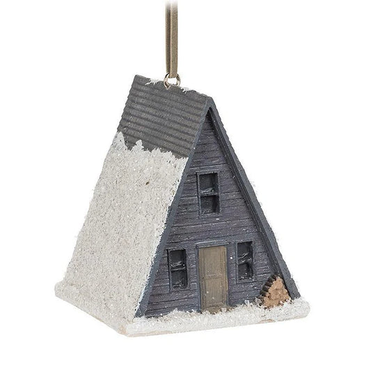 Snow Covered House Ornament