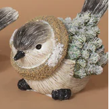 Winter Bird Figurine