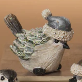 Winter Bird Figurine