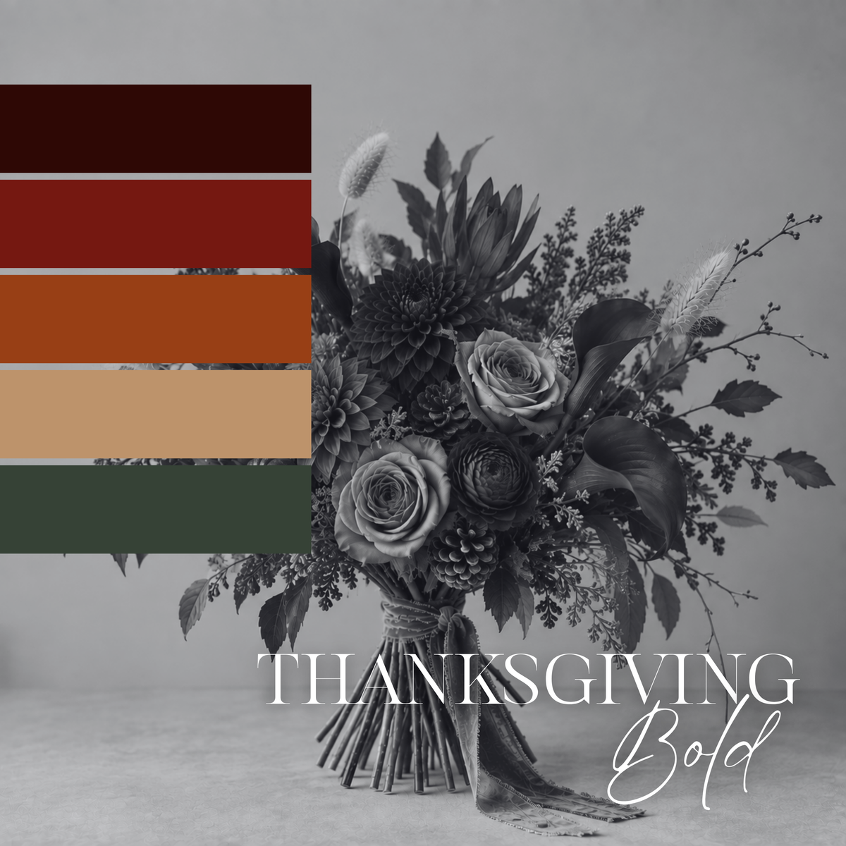 Thanksgiving Harvest Bold Bouquet