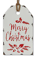 Metal Holiday Sign