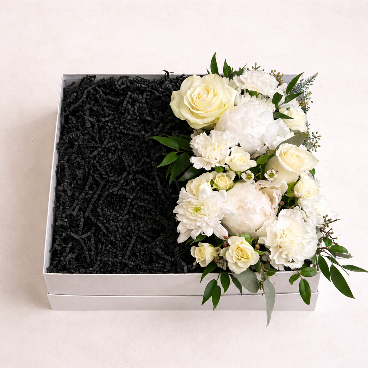 Half Floral Gift Box